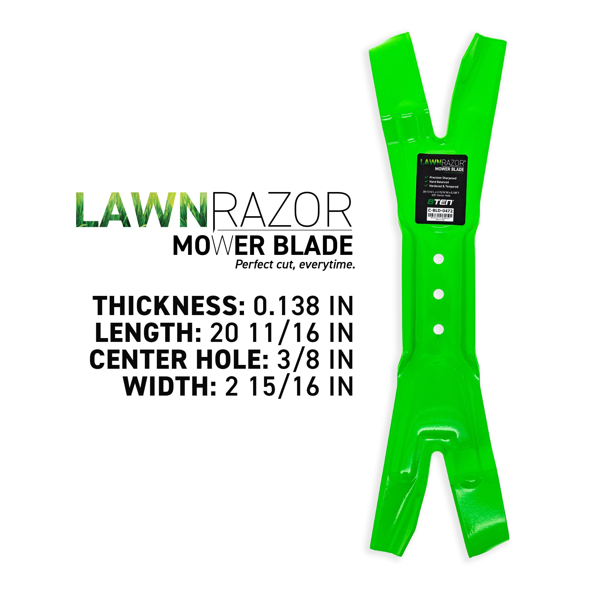 Amazon.com : 8TEN LawnRAZOR Blade for Snapper C21409R C21509R